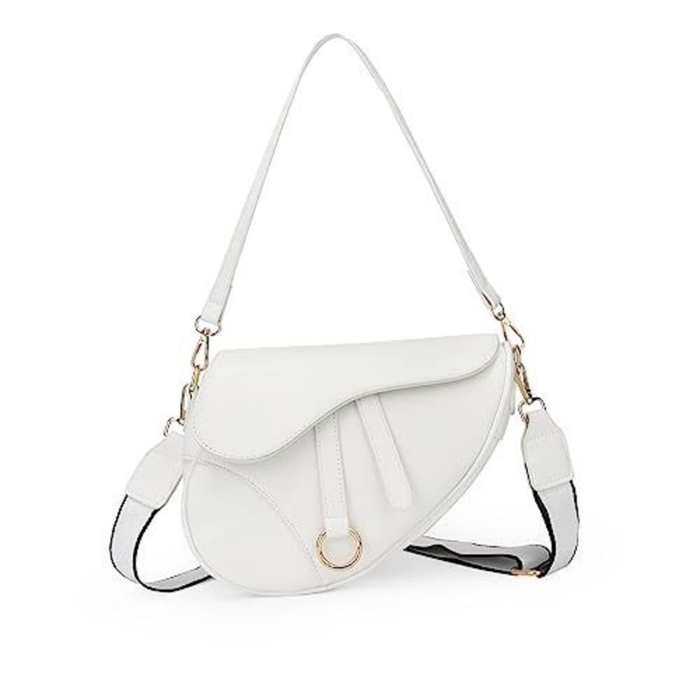 Elegant Saddle Strap Satchel Clutch Bag Compact Crossbody Satchel Satchel Bags